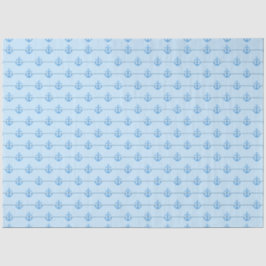Papel De Seda Série Náutica Rosa e Azul Design 11
