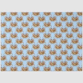 Papel De Seda Série Náutica Rosa e Azul Design 3