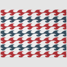 Série Náutica Vermelho e Azul Marinho Design 14