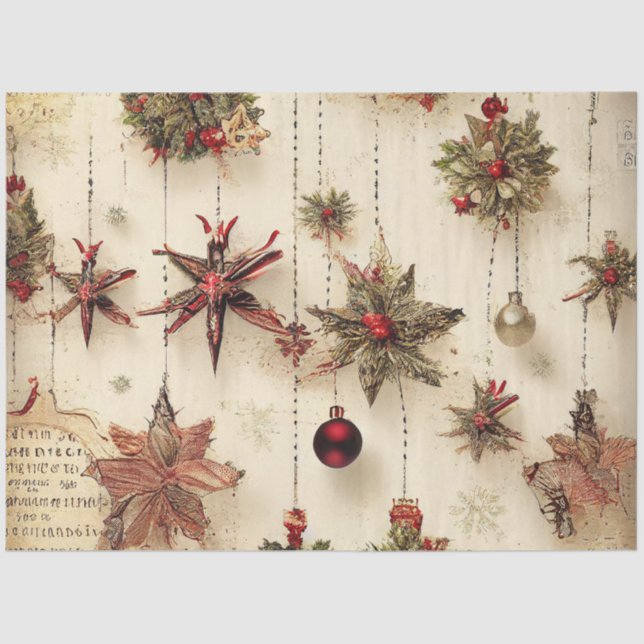 Papel De Seda Série Ole Christmas Design nº 5 (Frente )