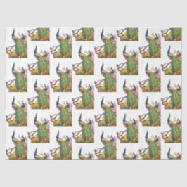 Papel De Seda Série Pavão Desenho 7