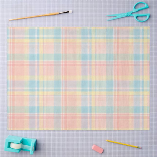 Papel De Seda Série Plaid Páscoa Design #19 (Arte )