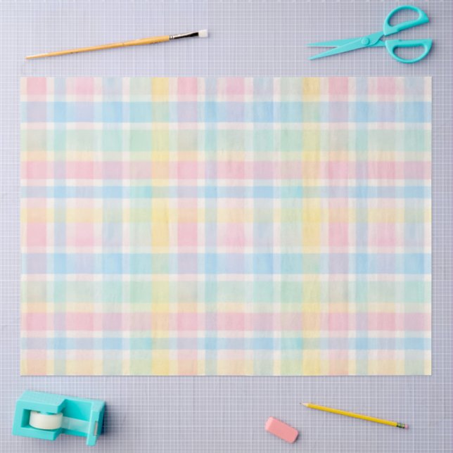 Papel De Seda Série Plaid Páscoa Design #6 (Arte )