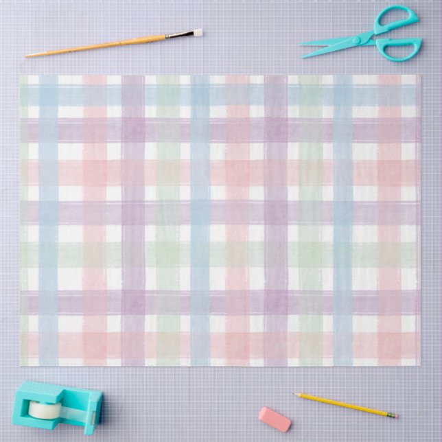 Papel De Seda Série Plaid Páscoa Design #9 (Arte )