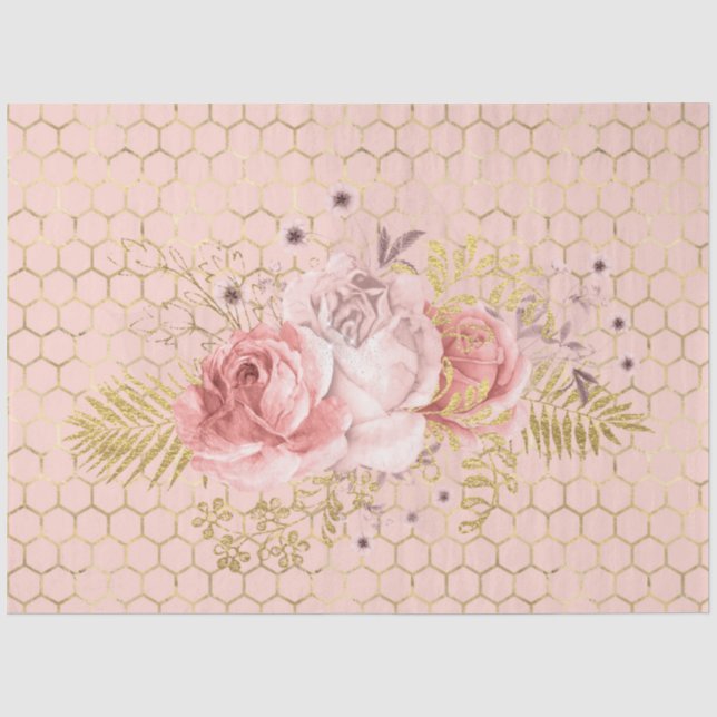 Papel De Seda Série Princesa Abelha Design 49 (Frente )