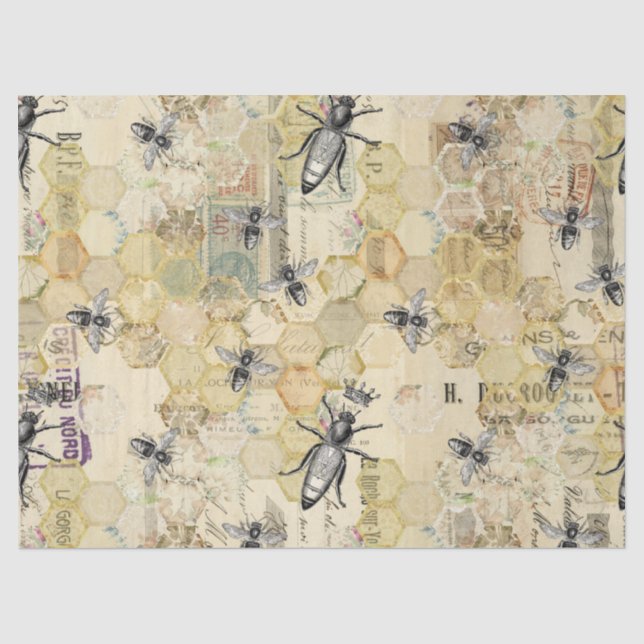 Papel De Seda Série Queen Bee Design 47 (Frente )