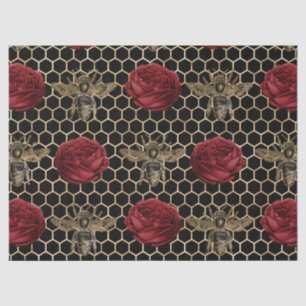 Papel De Seda Série Red Rose Bee Design 28