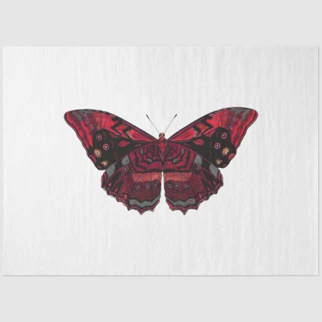 Papel De Seda Série Red Rose Steampunk Design 8 (Frente )