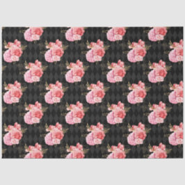 Papel De Seda Série Rosa e Dourado Design 9