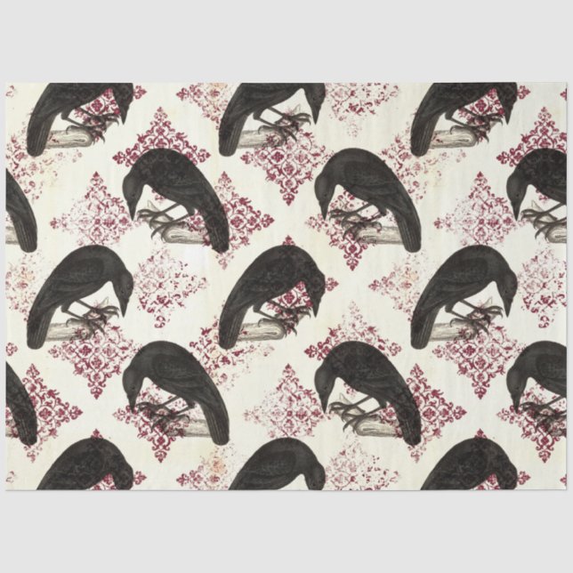 Papel De Seda Série Rosto Gótico Design 1 (Frente )