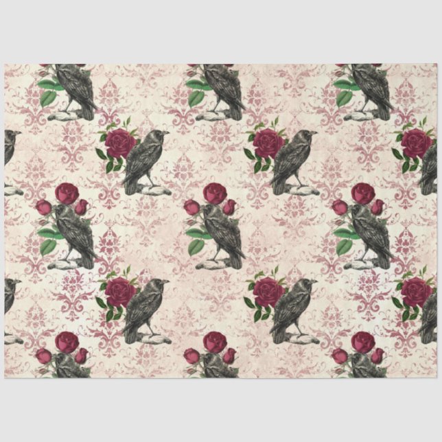 Papel De Seda Série Rosto Gótico Design 14 (Frente )