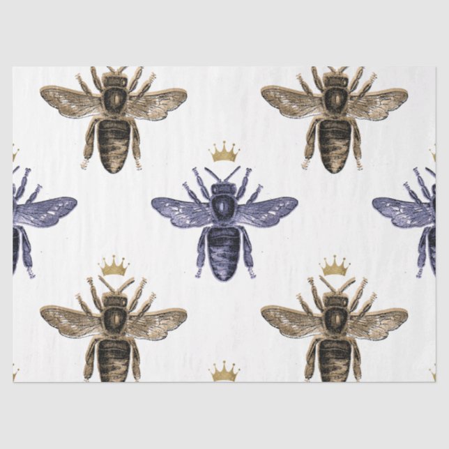 Papel De Seda Série Serenity Bee Design 25 (Frente )