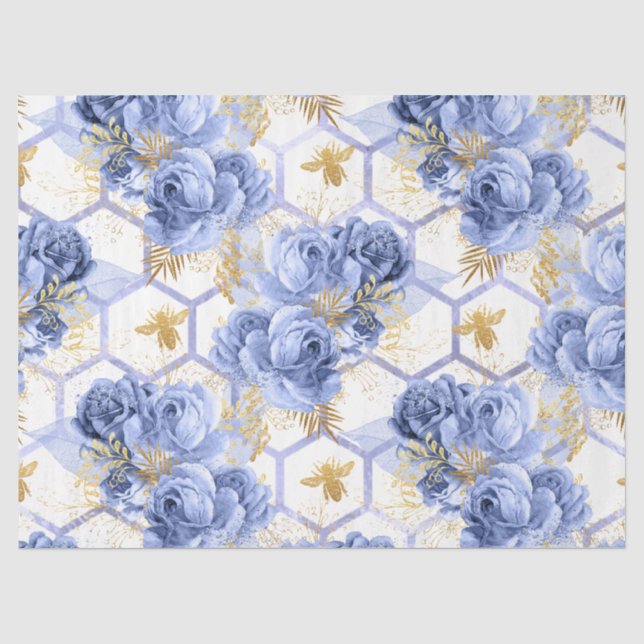 Papel De Seda Série Serenity Bee Design 40 (Frente )