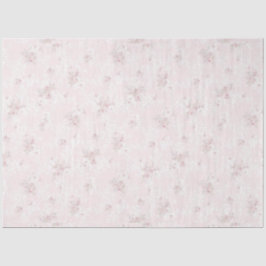 Papel De Seda Série Shabby Chic Rosa Design 1