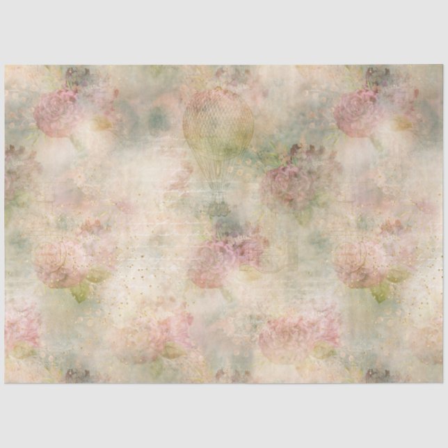 Papel De Seda Série Steampunk Romance Design 1 (Frente )
