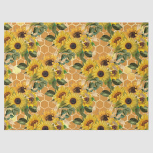 Papel De Seda Série Sunflower e Bee Design dois