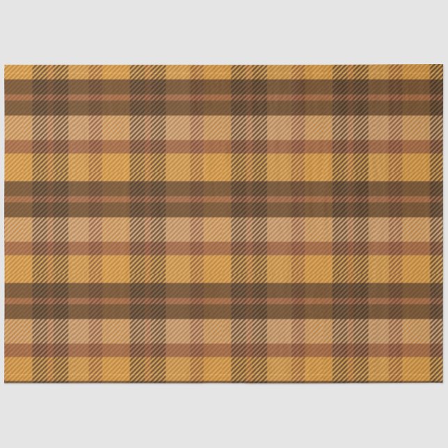 Papel De Seda Série Xadrez de Outono Design 17 (Frente )