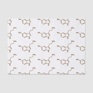 Papel De Seda Serotonina Fórmula Química Molecular