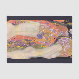 Papel De Seda Serpentes de Água, Gustav Klimt