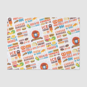 Papel De Seda Sesame Street Cookie Monster Foodie Truck