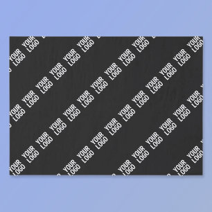 Papel De Seda Seu logotipo, Design ou fotos postadas na diagonal