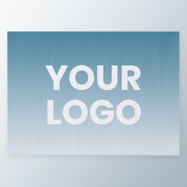 Papel De Seda Seu logotipo e gradiente de cor de fundo editável