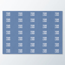 Papel De Seda Seu logotipo ou imagem | Padrão Vertical Stripes