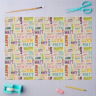 Papel De Seda Seu nome (curto) está por aqui