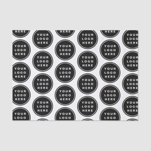 Papel De Seda Seu Promocional de logotipo comercial Empresa (Frente )