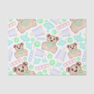 Papel De Seda Sexo Correto Urso de Teddy Neutro