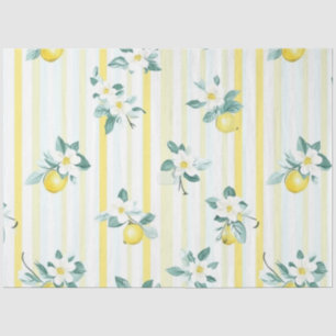 Papel De Seda Shabby Chic Série Floral de Limão Design #12