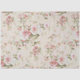 Papel De Seda Shabby Chic Série Rosa Design 2
