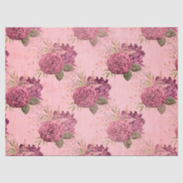 Papel De Seda Shabby Floral Pink Series Design 11