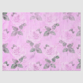 Papel De Seda Shabby Floral Purple Series Design 5
