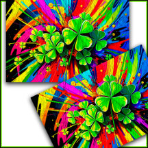 [Shamrock Splash] Arco-Íris Cores Pintar Splatter