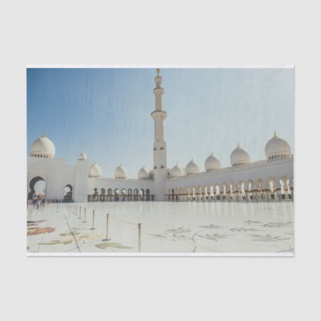Papel De Seda Sheikh Zayed Grande Mesquita, Abu Dhabi (Frente )