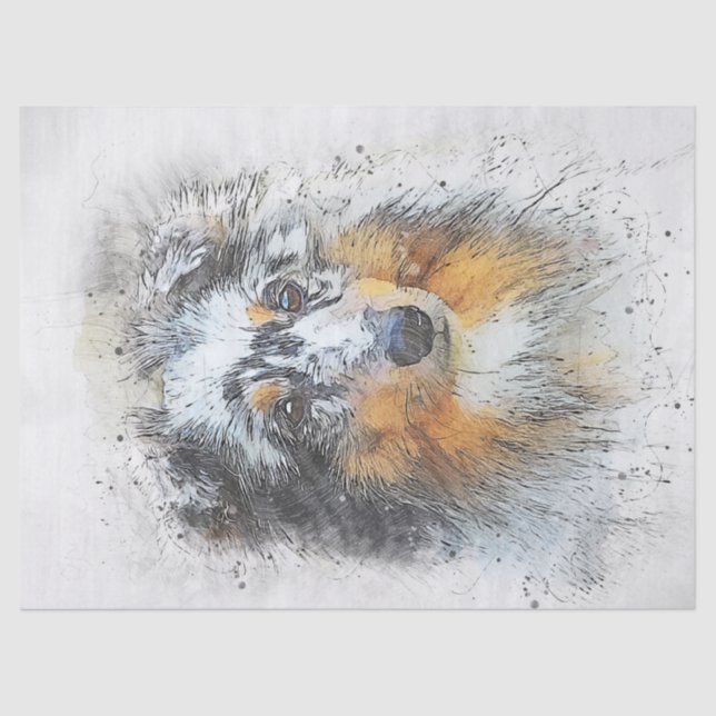 Papel De Seda Sheltie - Shetland Sheepdog Decoupage (Frente )