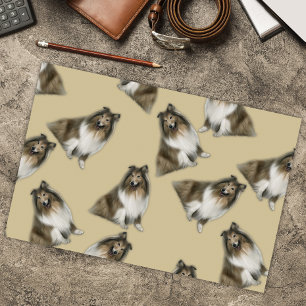Papel De Seda Shetland Collie Canine Companion