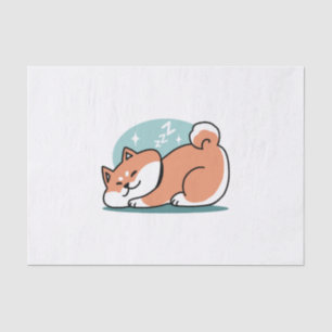 Papel De Seda Shiba Inu Relaxa Arte: Apenas uma Shiba Mentira Ba