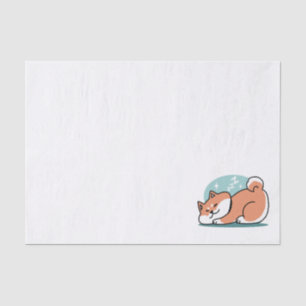 Papel De Seda Shiba Inu Relaxa Arte: Apenas uma Shiba Mentira Ba