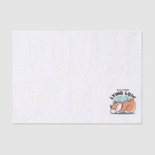 Papel De Seda Shiba Inu Relaxa Arte: Apenas uma Shiba Mentira Ba