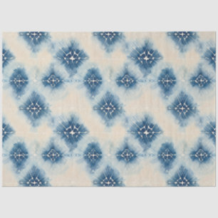 Papel De Seda Shibori Blue Japonês Textile Art n.o 11