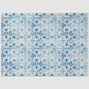 Papel De Seda Shibori Blue Japonês Textile Art n.o 3