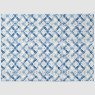 Papel De Seda Shibori Blue Japonês Textile Art n.o 8