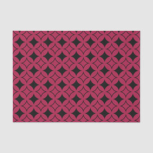 Papel De Seda Shippo vermelho e preto