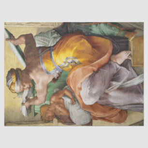 Papel De Seda Sibila Líbia, Capela Sistina de Michelangelo