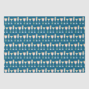 Papel De Seda Signature Francesa 75 Martini Bit Antigo Cocktail