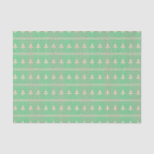 Papel De Seda Silhouette Holiday Treine Mint Green