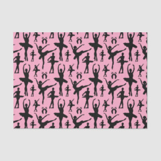 Papel De Seda Silhueta da bailarina