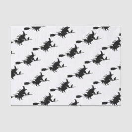 Papel De Seda Silhueta má da bruxa